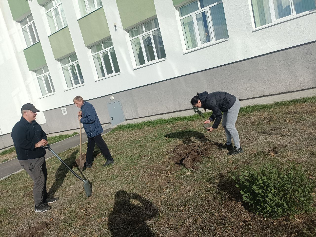 Высадка деревьев на &amp;quot;Родительской Аллее&amp;quot;.